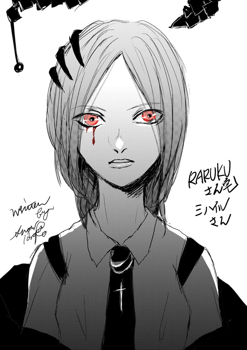 RARUKUさん宅のミハイルさん描かせていただきました〜ありがとうございました〜( '∀`) 