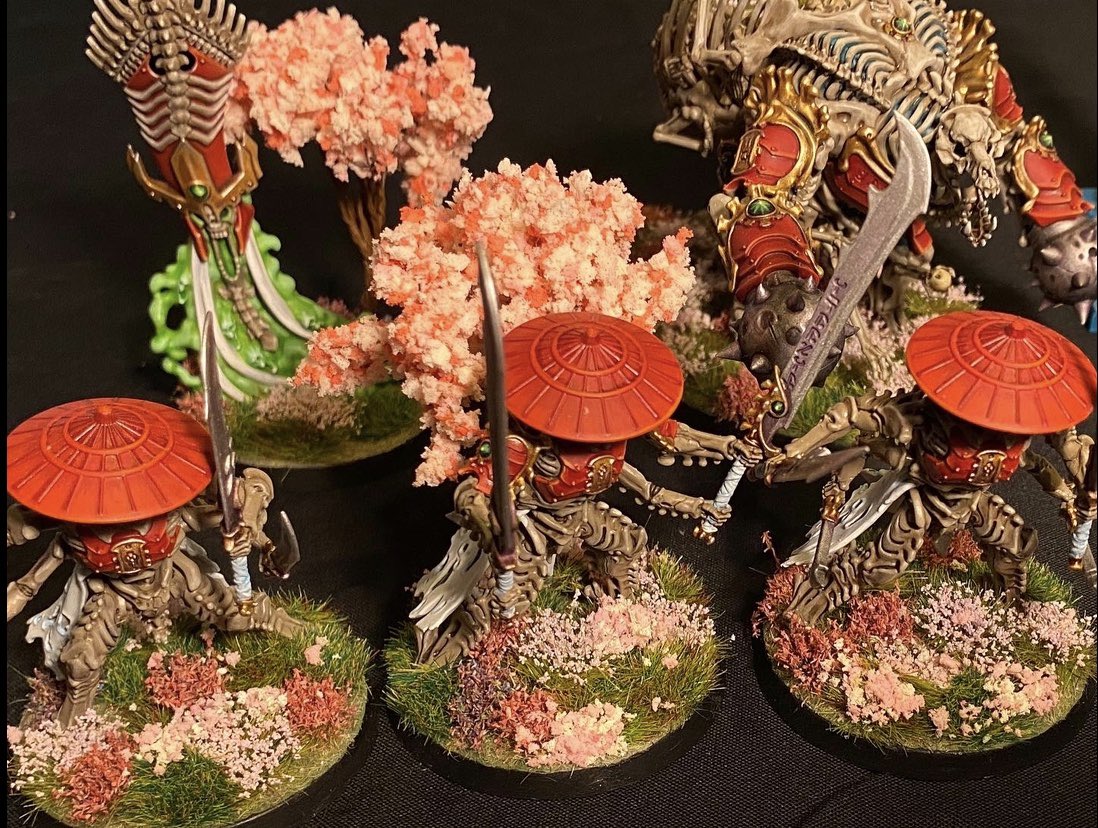 My last painted army in the last 5 years of AoS is my recently completed Shikami Devils Bonereaper army. Now ready to roll some dice 