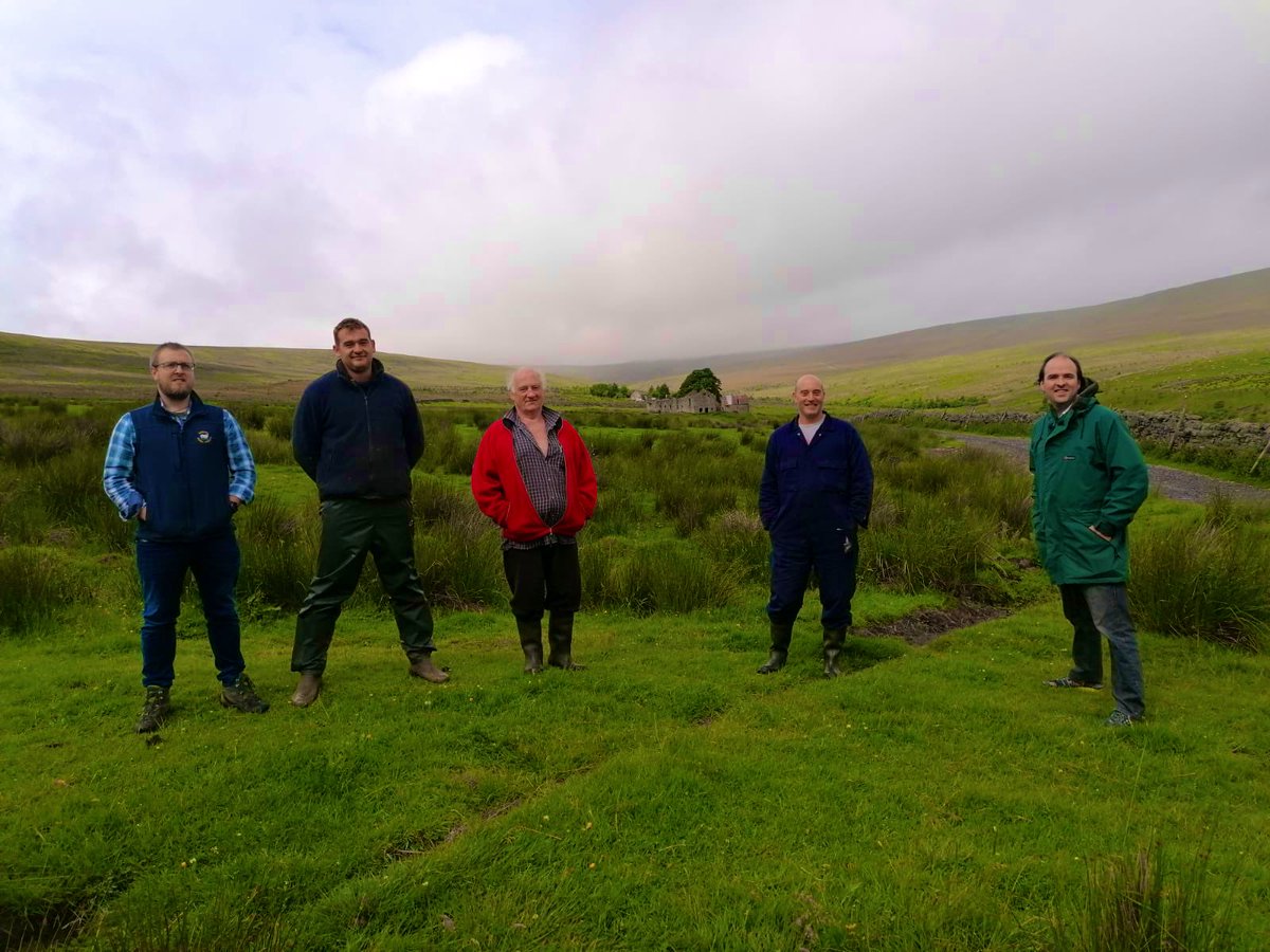 RicHolden's tweet photo. Good morning meeting with Greg & Dick up on farm at #Lanehead.
Really useful to hear from Dan, a new farmer down in #Stanhope, & Robson Animal Health from #Wolsingham who have customers across #Weardale and beyond.
Good to talk about challenges of farming & thoughts on #ELMS https://t.co/1zDsnt3XvB