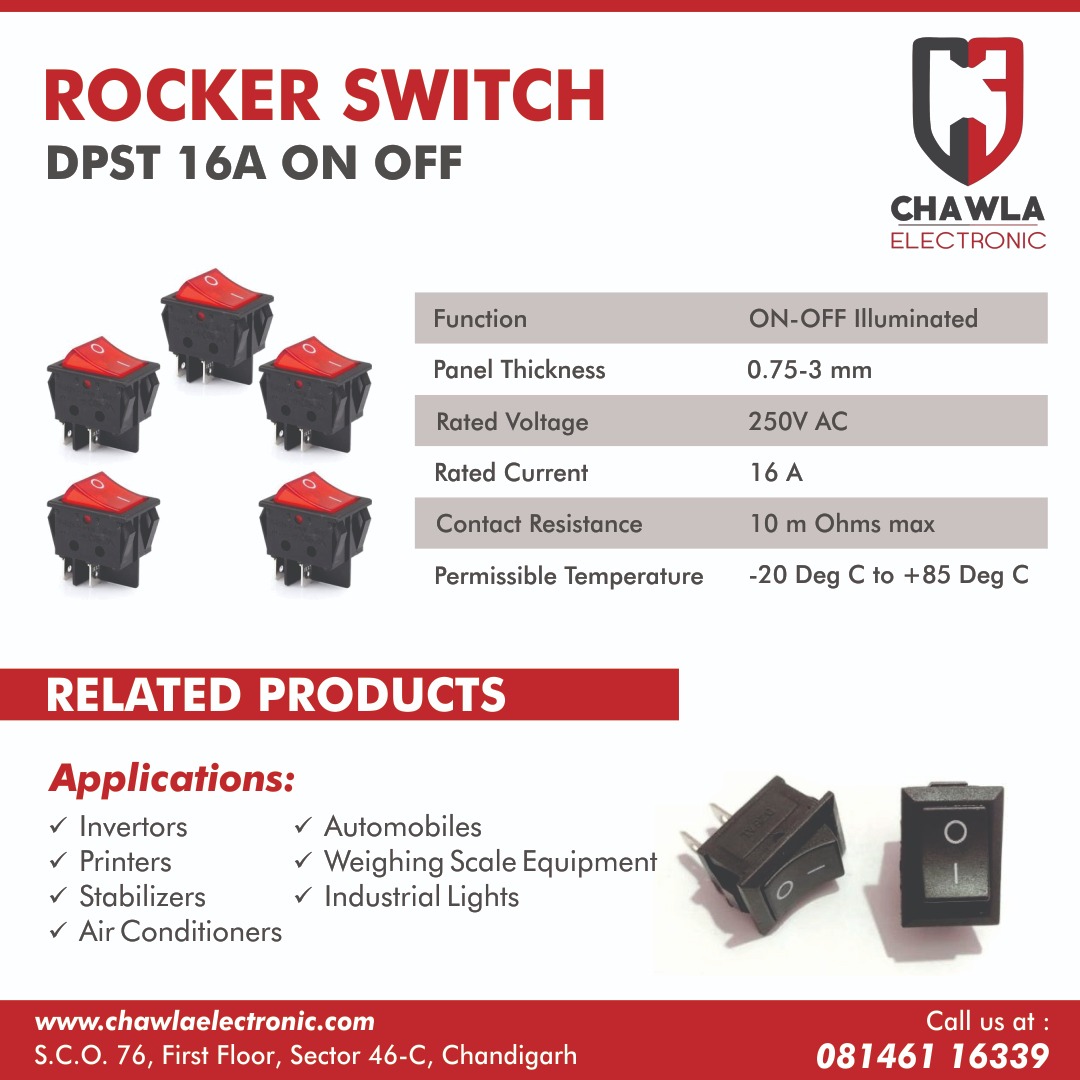 Shop for #RockerSwitches and #Electronic Components on #ChawlaElectronic. We accept bulk orders and deliver them with safety at your doorstep.

Contact For Bulk Order: +918146116339 

Buy Now:bit.ly/3eYVVHz

#electroniccomponents #electronicwholesaler