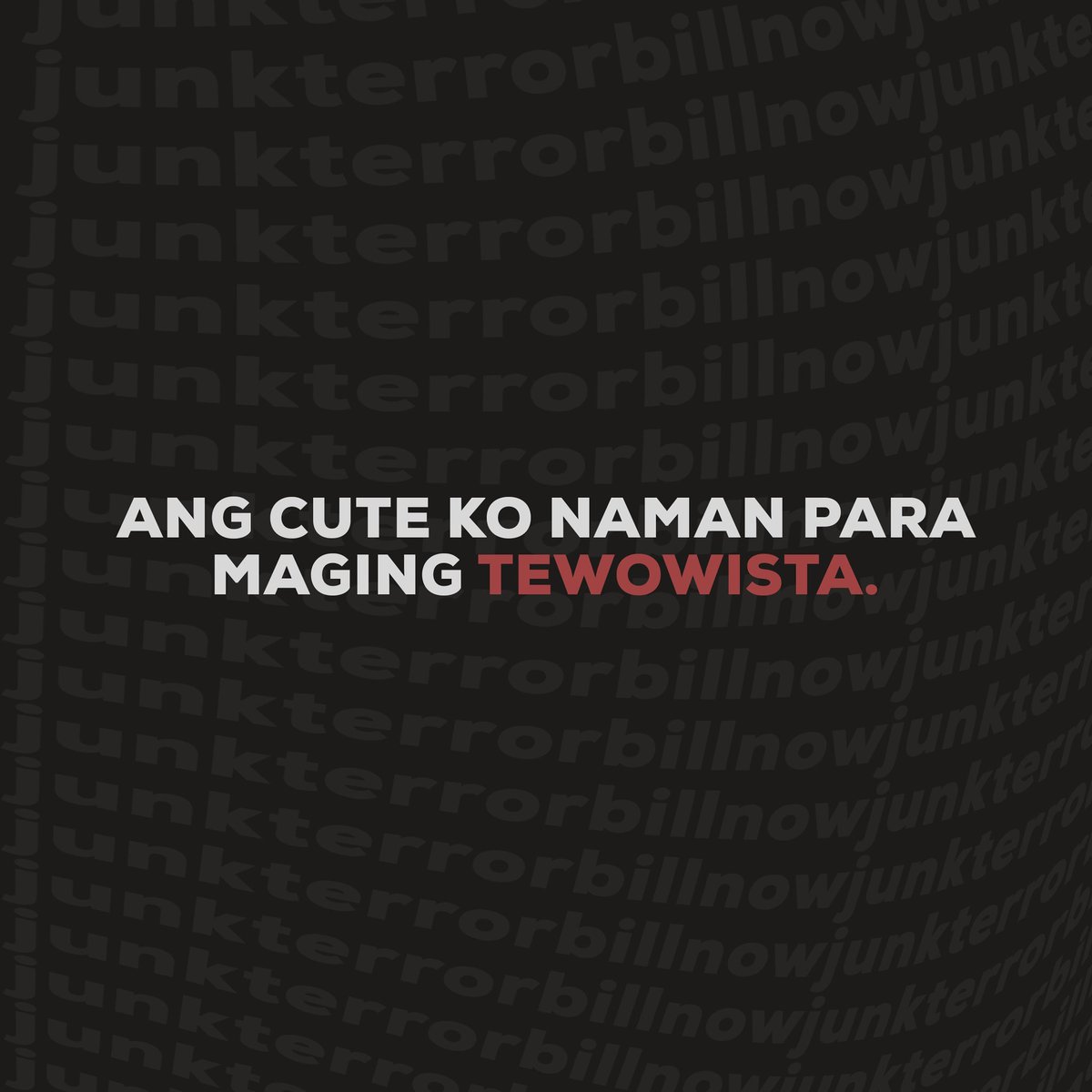 Lelebooom's tweet photo. #ChangeIcon
#ChangeHeader
#OUSTDUTERTENOW
#JUNKTERRORLAWNOW
Thanks to @Bahaghari_Natl for this prop materials! Esp to kapatid na Bryan Preda Grate for making this!!!! https://t.co/g1pGJtNWzg
