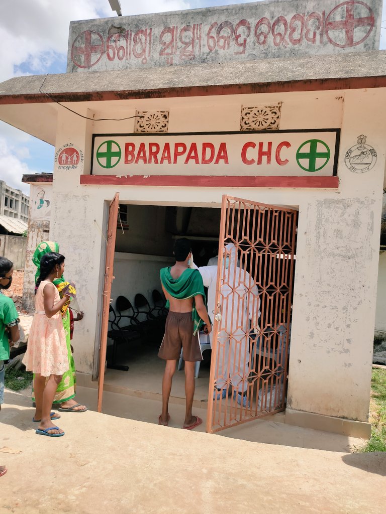 CHC_Barpada's tweet photo. #OdishaFightsCoronavirus
#Covid19odisha
#Swabcollection
Swab Sample Collection at CHC Barpada on 04-07-2020
@NHMBhadrak
@DM_Bhadrak https://t.co/sQRp1bEi30