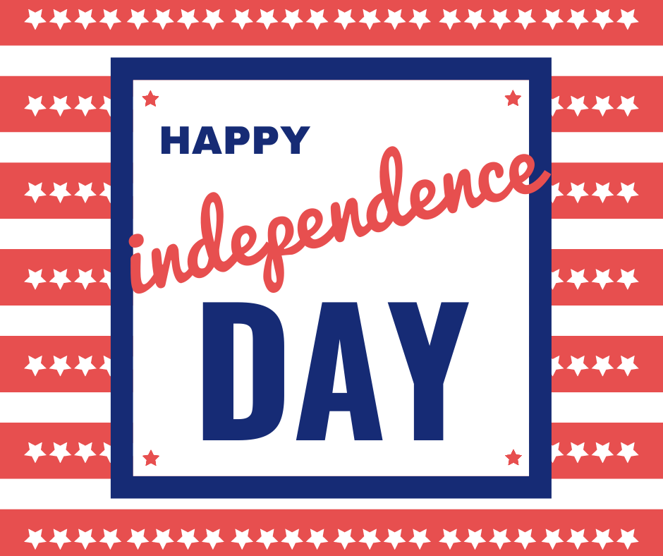 Happy Independence Day! How will you be celebrating today? #FourthofJuly