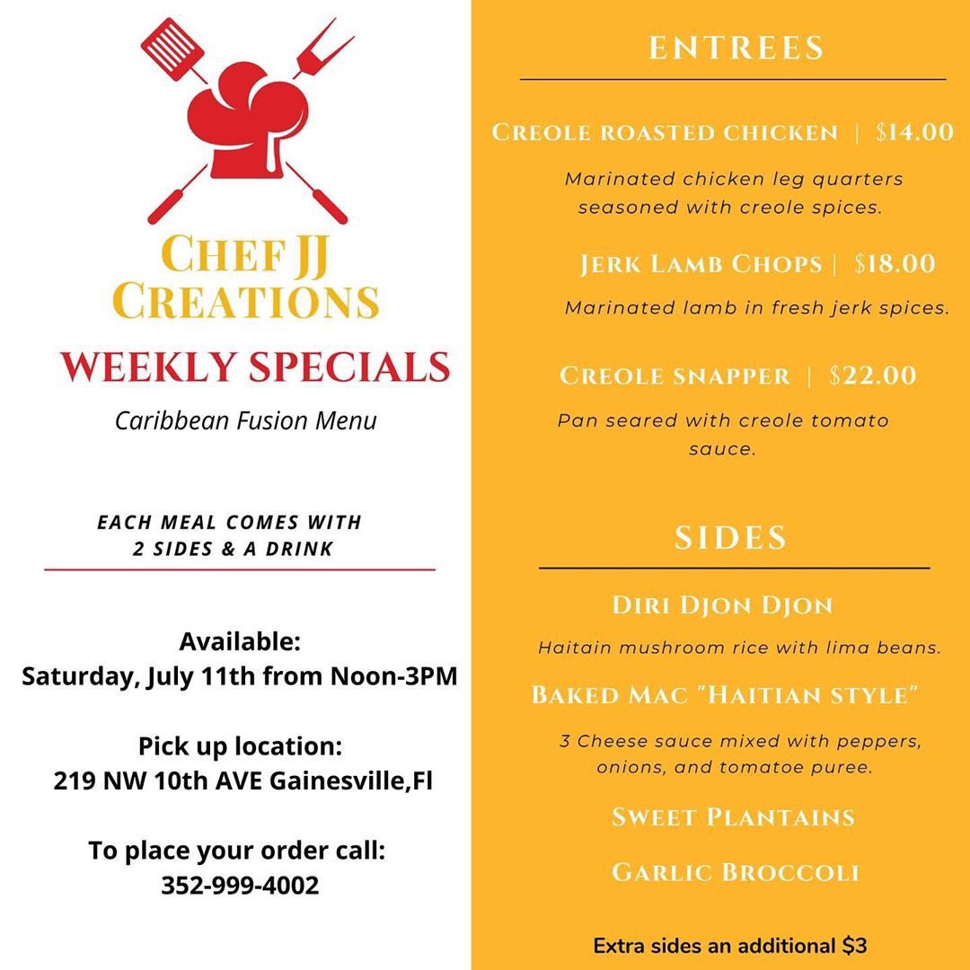 ChefJJCreations's tweet photo. Check us out next week Saturday for some delicious Caribbean Fusion meals. Something special is in store be on the look out😎!! https://t.co/Hx0JEI45Ko