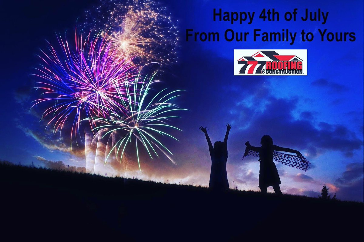 777Roofing's tweet photo. 🇺🇸 Wishing everyone a safe and happy 4th of July weekend! 🇺🇸
#777Roofing #HappyFourthOfJuly 
https://t.co/6Oj5pjvQoR
(405) 256-5100 https://t.co/LuTPY3N2pr