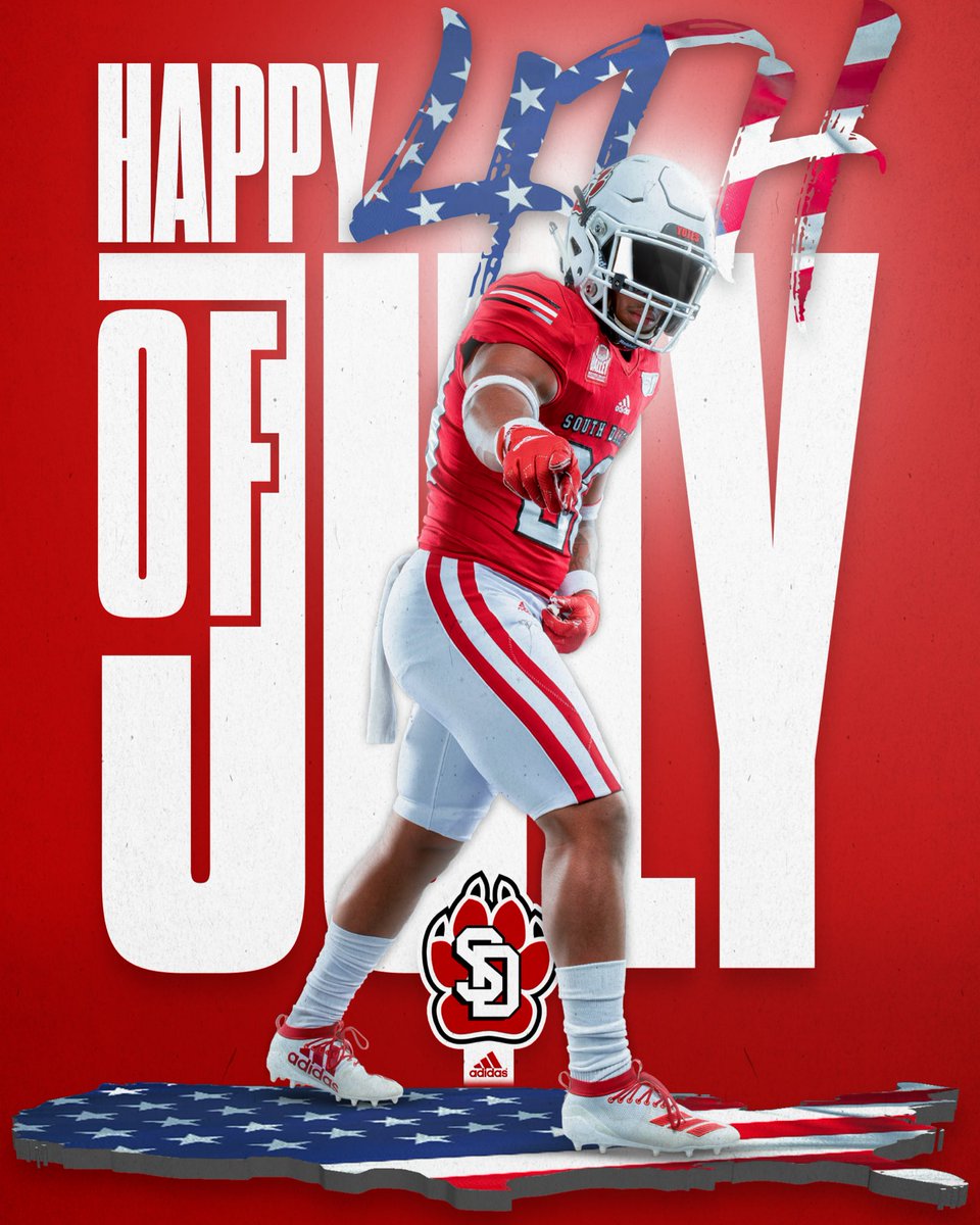 Wishing everyone a safe and Happy 4th of July! 🇺🇸

#WeAreSouthDakota | #GoYotes 🐾
