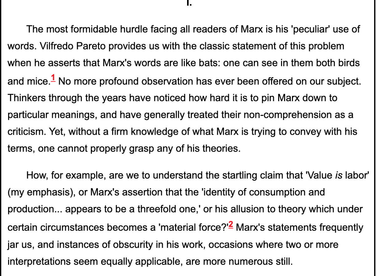 4.this is true WITHIN the marxist tradition too, including Marx, Engels, Lenin: they used the concept of "class," "working class(es)," "proletariat," etc different ways in different contexts. Like Pareto said, "Marx's words are like bats: one can see in them both birds and mice."