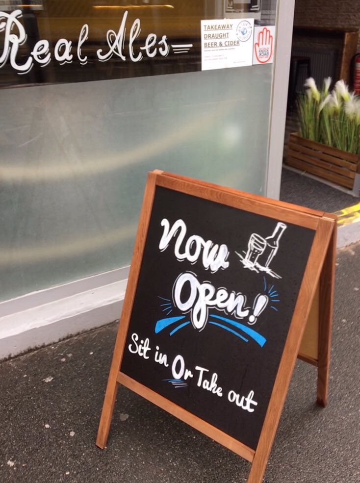 JaxonMicropub's tweet photo. Now open sign made by the talented @tAg__aRt for our reopening day 🔥👏🏻
Pop down and enjoy a pint 🍻
#jaxonsmicropub #tag_art #nowopenforbusiness #buylocal https://t.co/Zd07zXOfBF