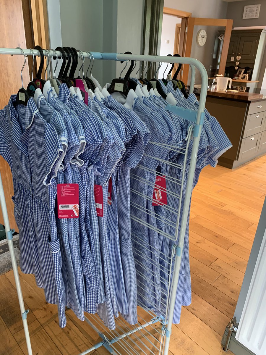 Update on <a href="/StAnnesDerry/">St Anne's Primary School Derry</a> uniform bank, an arrange of ages available in our summer dresses ❤️