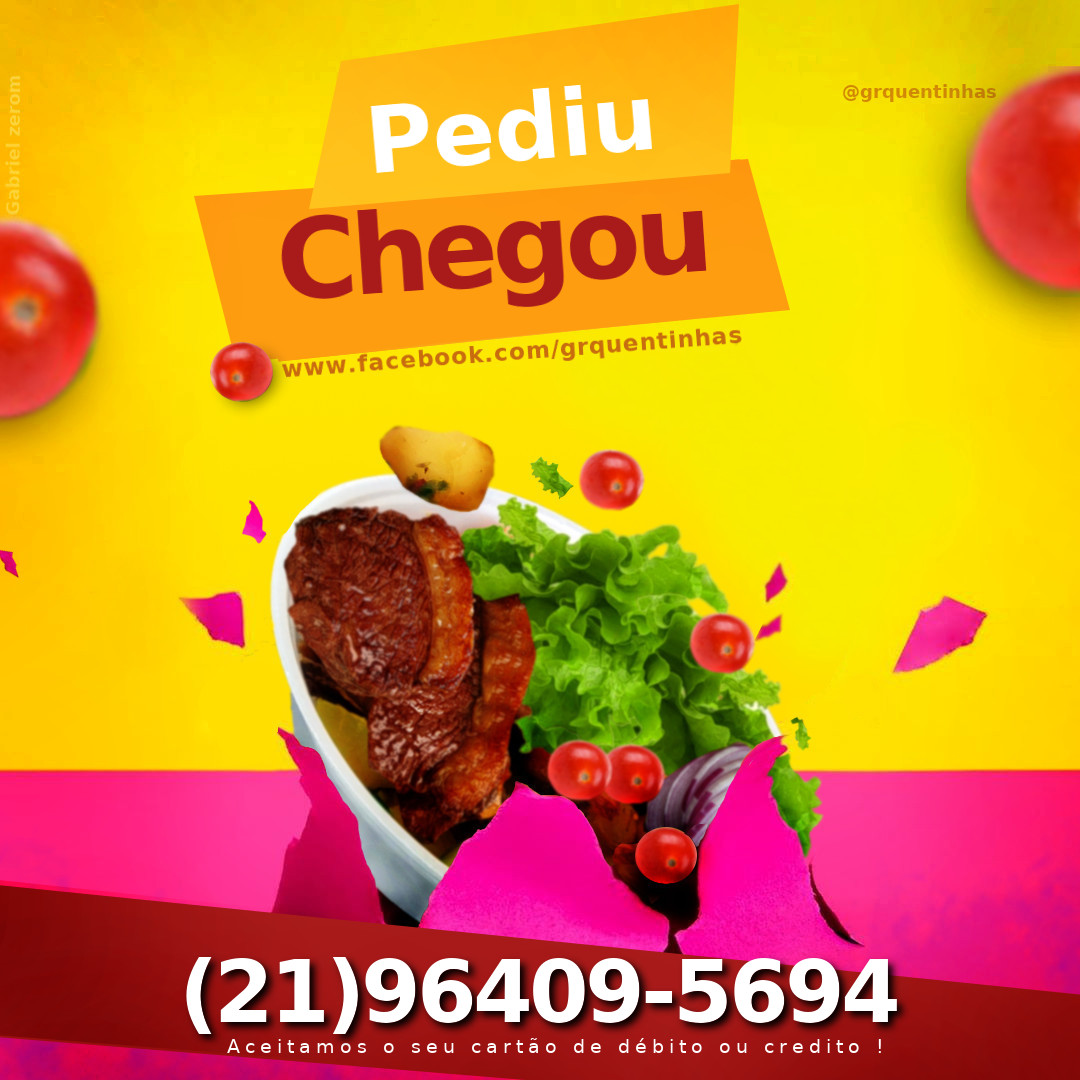 grquentinhas's tweet photo. Qualidade e sabor é só chamar no zap!!!!!! Pediu chegou...
Estamos também na plataforma 100% Brazuca o Ifood!
Chama lá só qualidade!

Quentinha (M) R$9,99
Quentinha (G) R$ 11,99 + Guaramor

Zap (21)964095694☎️
Ifood GR Quentinhas e Serviços
Email: grquentinhas@gmail.com https://t.co/zbEgGDBtcx