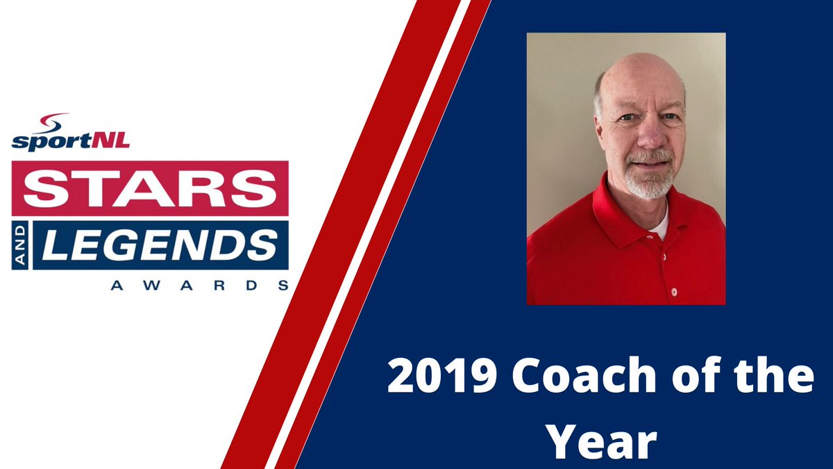sportnl's tweet image. The winner of the John Drinkwater Memorial Award for 2019 Coach of the Year is Jeff Thomas of St. John’s!