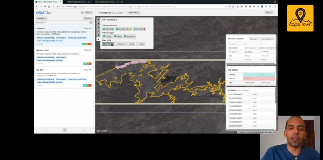 maiti_21's tweet photo. Learned some cool features of #OSMCha....thanks @_wille
#SOTM2020
https://t.co/KibkXDiZFx https://t.co/8eyFQWYMD5