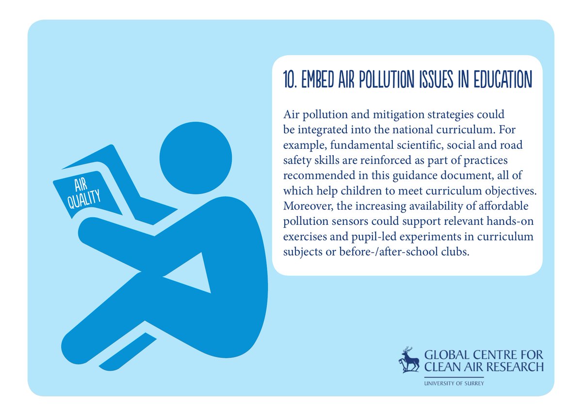 GuildfordLL's tweet photo. (11 of 21) “Embed air pollution issues in education” to encourage future generations to think about #SustainableDevelopment. We thank #NeilLewin @AirPollSurrey @pk_shishodia #schoolbooklet https://t.co/ehIdwo1jqg
#HigherEducation #School #AirQuality #TrafficEmissions #Children https://t.co/mcvxRWUO4t