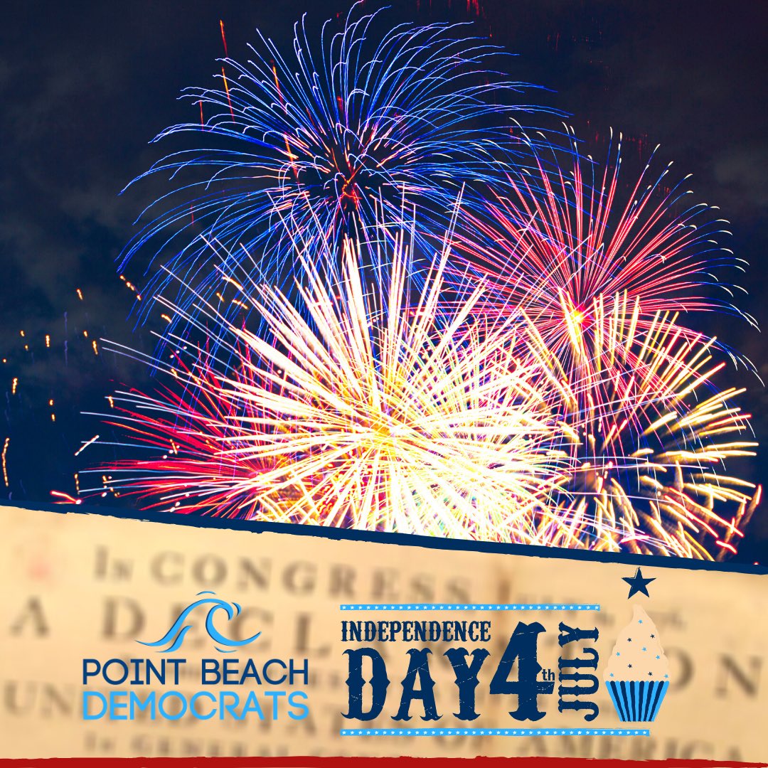 ptbeachprogress's tweet photo. Happy Independence Day! 3 days until the #democratic primary and just 122 days until we truly make America great again! #4thofjuly #independenceday #july4th #pointpleasantbeach #nj #newjersey https://t.co/3rjSQdTP6H
