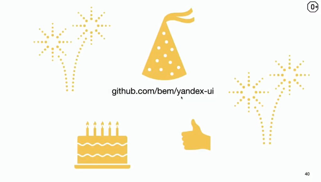 Исторический момент в прямом эфире Яндекс Субботника! 

<a href="/tadatuta/">Vladimir Grinenko</a> опубликовал библиотеку токенизированных (тематизируемых) компонент по принципам whitepaper. Что даёт возможность максимально гибко управлять их визуальной составляющей github.com/bem/yandex-ui

#b_ #wtpr #yandexui