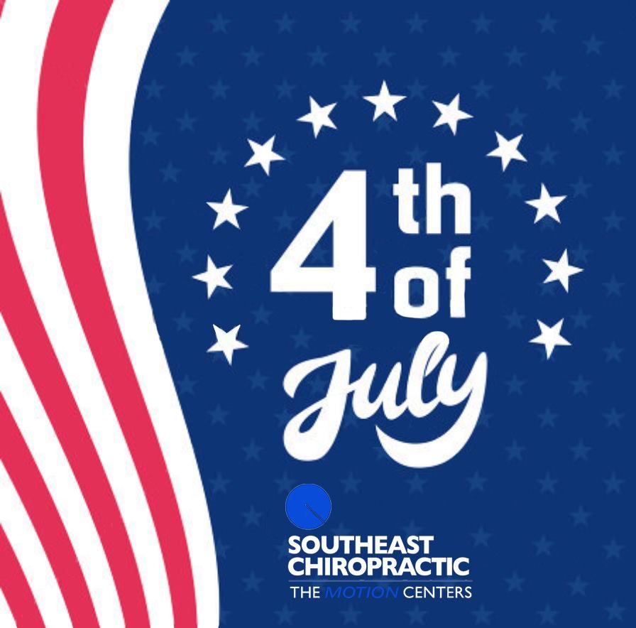 SEChiroMotion's tweet photo. Happy Fourth of July from Southeast Chiropractic! #SEChiro #backrelief #July4th #julyfourth https://t.co/MeTVMgfHXL