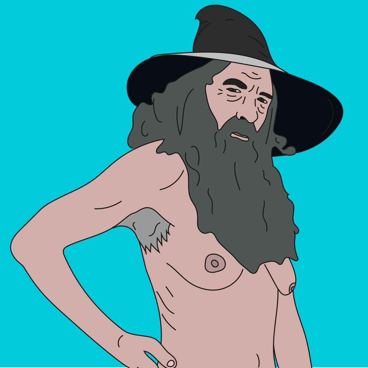 crudelyofficial's tweet photo. Gandalf with Tits.
cc: @IanMcKellen
#celebritieswithtits #beardweek https://t.co/xtnyveYwF0