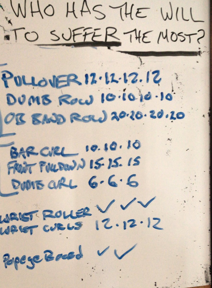 EndeavorRaceLLC's tweet photo. Finishing up my garage gym workout... https://t.co/cISAXoWcYm