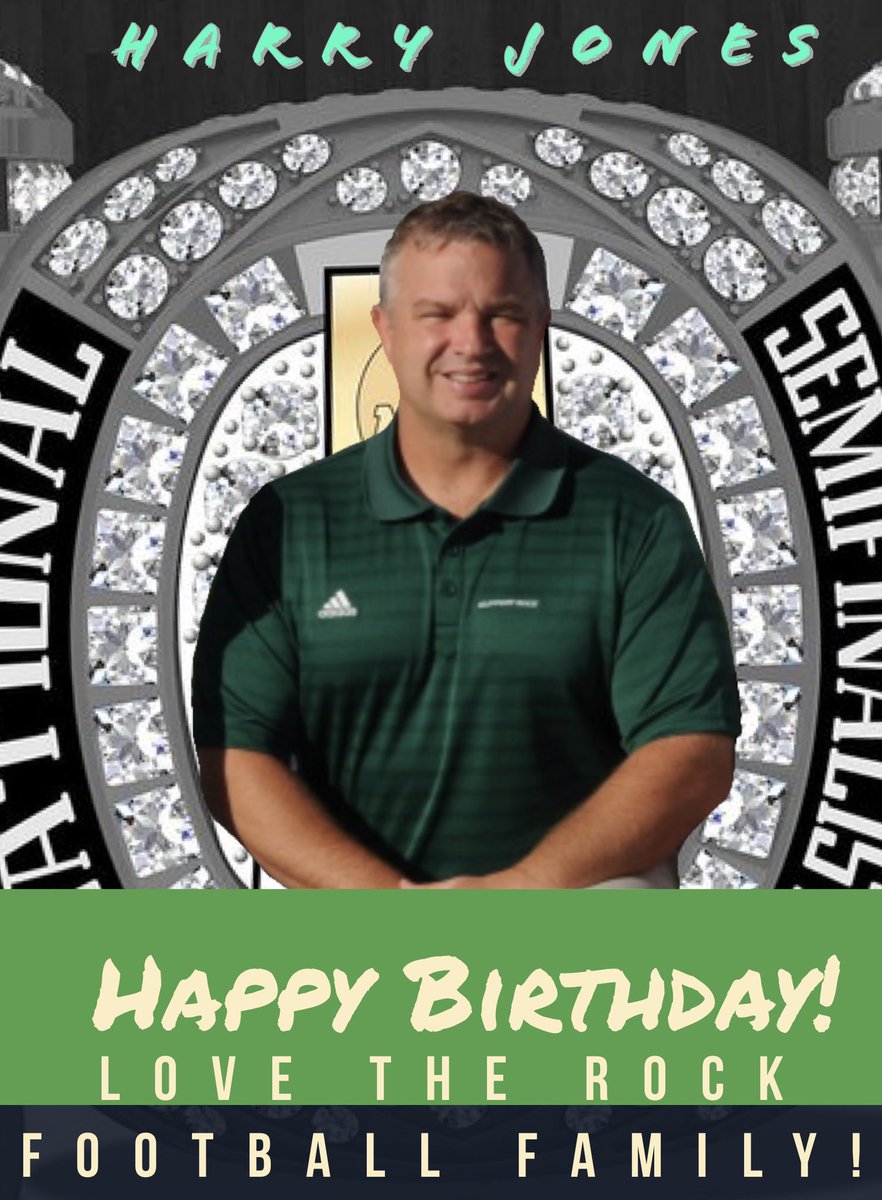PSteel78's tweet photo. Happy Birthday to @SRURockFB Former TE Coach Harry Jones who spent 12 seasons with The Rock. ๐๐๐ #HBD #RockTEs #RockNation https://t.co/3XQN6zQmyt