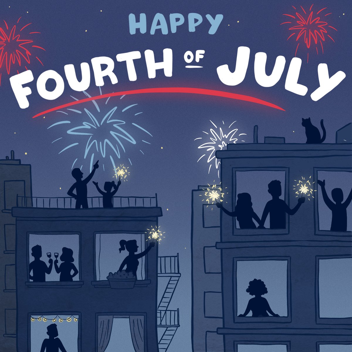 Happy 4th of July everyone! 🇺🇸🎇 #usa #sketchgoodthings #illustration #sketchgoodthings