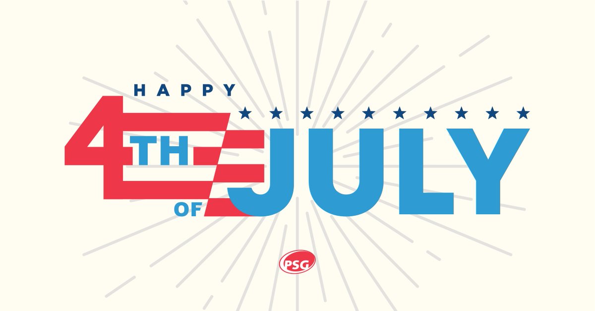 PSG340B's tweet photo. We're wishing everyone a fun and festive 4th of July celebration. Happy Independence Day! https://t.co/8E6O4cykCZ