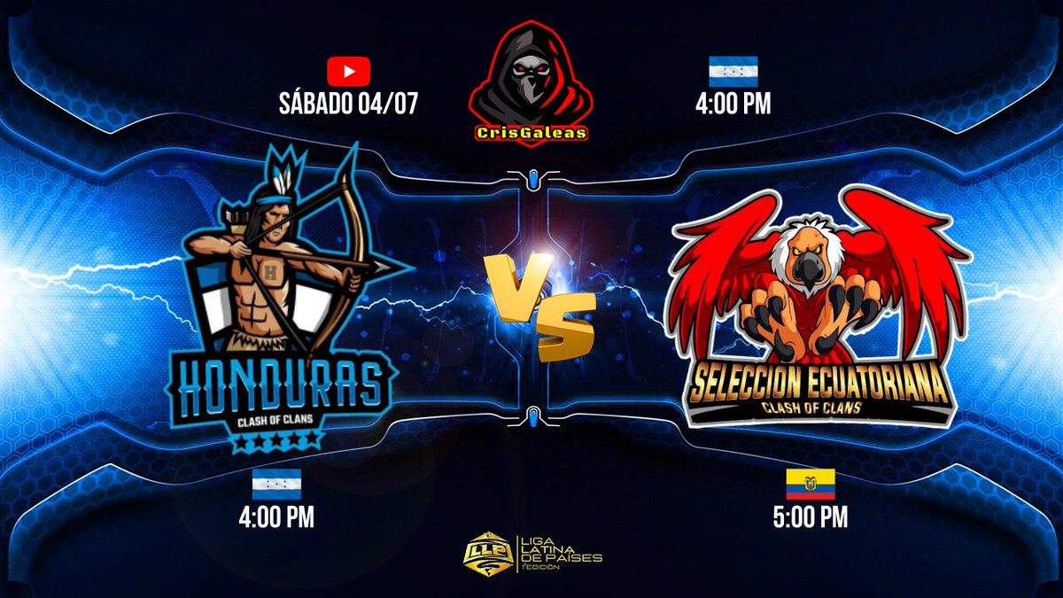 Liga Latina De Países (@llp_coc1) on Twitter photo 📣Gran sábado seguimos con los enfrentamientos de la 4ta jornada📣
📌HOY NO TE LO PIERDAS‼️
⚔️Honduras🇭🇳 🆚 Ecuador🇪🇨 @Seleccionhn_504 <a href="/SelecEcuadorCoc/">🇪🇨 Team Ecuador</a>
EN VIVO❗por el canal de <a href="/GaleasYt/">CrisGaleasYT</a> 🌷 📣Gran sábado seguimos con los enfrentamientos de la 4ta jornada📣
📌HOY NO TE LO PIERDAS‼️
⚔️Honduras🇭🇳 🆚 Ecuador🇪🇨 @Seleccionhn_504 <a href="/SelecEcuadorCoc/">🇪🇨 Team Ecuador</a>
EN VIVO❗por el canal de <a href="/GaleasYt/">CrisGaleasYT</a> 🌷