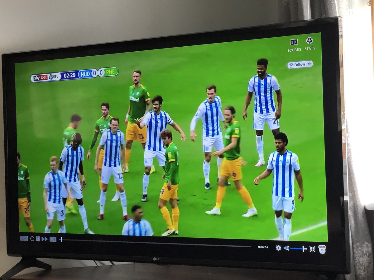 RowanChris's tweet photo. First time in 3 attempts I’ve got it working before kick off!! After starting half an hour before every time I’ve managed to get it on after 24 & 14 mins and today with 3 mins to spare! #ifollow #ifail @htafc #utt COME ON TOWN!
🟦⬜️🟦⬜️🟦⬜️🟦⬜️🟦⬜️ https://t.co/oTSPOL9HXy