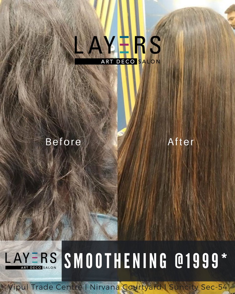 layersvama's tweet photo. Global 1999/-* Smoothening 1999/-* Keratin 1999/-* Have a look at real before and after hair effects. ✅10am - 8pm (Open Every Day) ☎️ : Call 74281 73007 / 8800 300041 🗺 Find Us On : Layers Salon 📍 Sector 48 / Sector 50 / Sector 54 Gurgaon 

#haircolor #hair #haircut #hairstyle https://t.co/S1WepJgKv0
