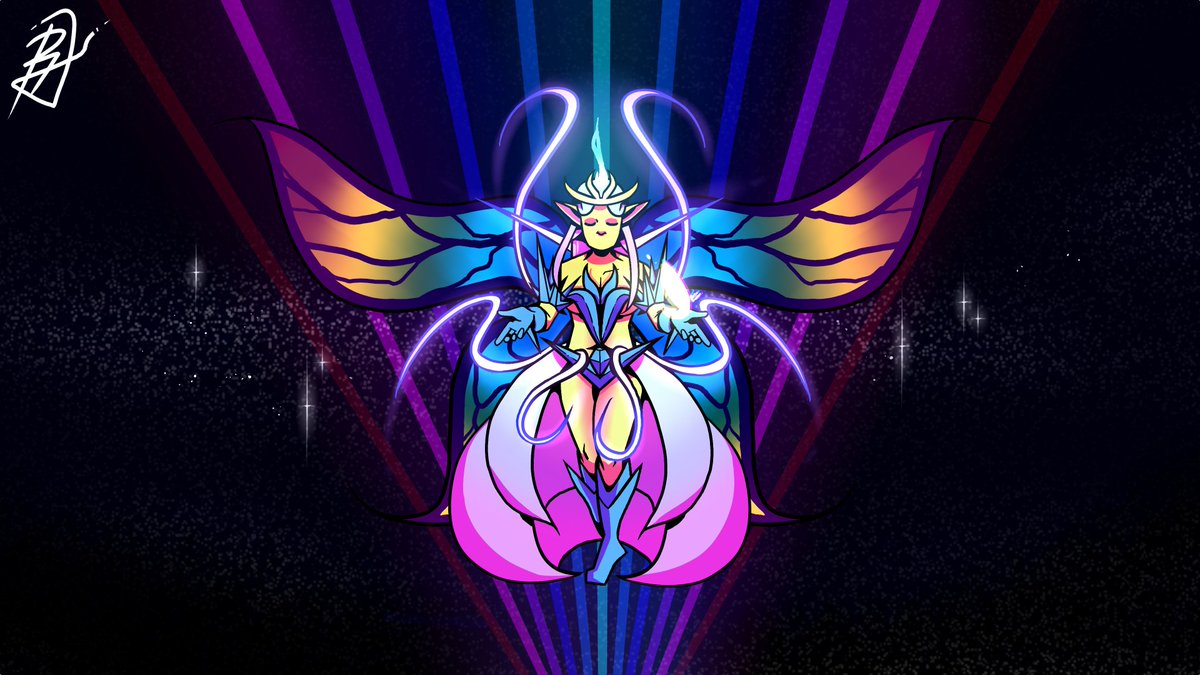 I drew the Empress of Light from #Terraria #journeysend ! 
