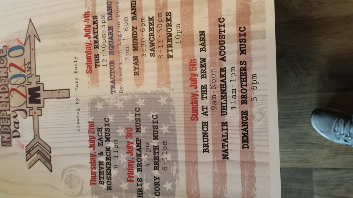 It's gonna be Festive in Maria Stein, OH today. Grab a few good friends and make your way towards the Brew Barn today. Be safe and celebrate responsibly. . Happy Independence Day America. 4th of JULY. The tractors are showing up now for their performances later today.