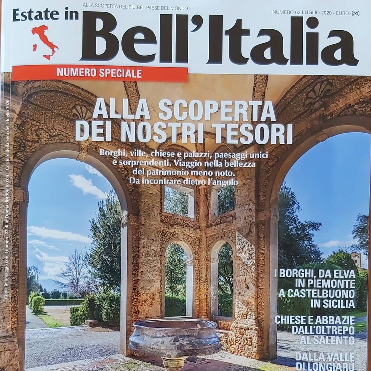 FortezzaInfo's tweet photo. Speciale Bell'Italia, in distribuzione oggi con il Corriere della Sera. Si parla di Abruzzo e soprattutto di Civitella del Tronto, della Fortezza, delle Gole del Salinello, della Montagna dei Fiori, dei Monti Gemelli, del Museo Nina, del Parco Avventura e di Civitella Explorer. https://t.co/kmPZ8M2Ne7
