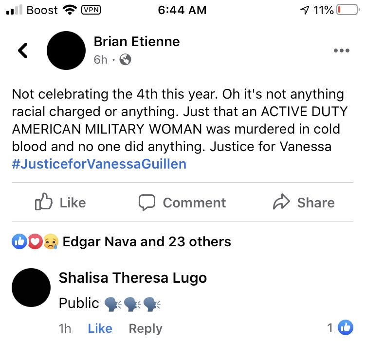 YoungDifference's tweet photo. #No4thofJuly #JusticeForVanessaGuillen https://t.co/OiH7vgjs8j