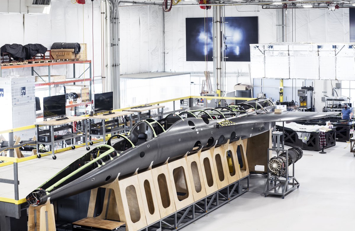 The future is supersonic.

Follow the XB-1 build and our journey to first flight: boomsupersonic.com/xb-1. #aviation