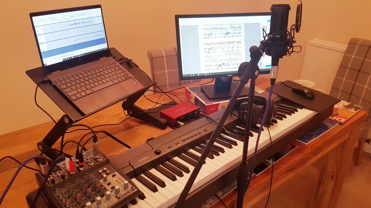 KathleenCronie's tweet photo. New choir/teaching setup for the next term has been inspected by Khaleesi. She's suspicious of the whole thing. Me too cat, me too.
#technofear #technojoy https://t.co/RyQNYL6Y4n