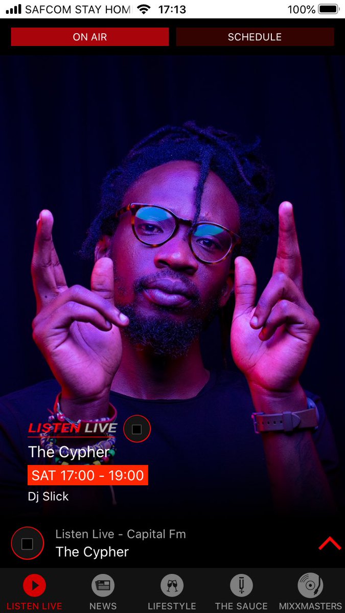NyambuG's tweet photo. #HipHopTime @TheCypher984 with @ListenToSlick @CapitalFMKenya 🙌🏽💃🏽💃🏽🎶🎶🎶 https://t.co/LPOwP64AgT