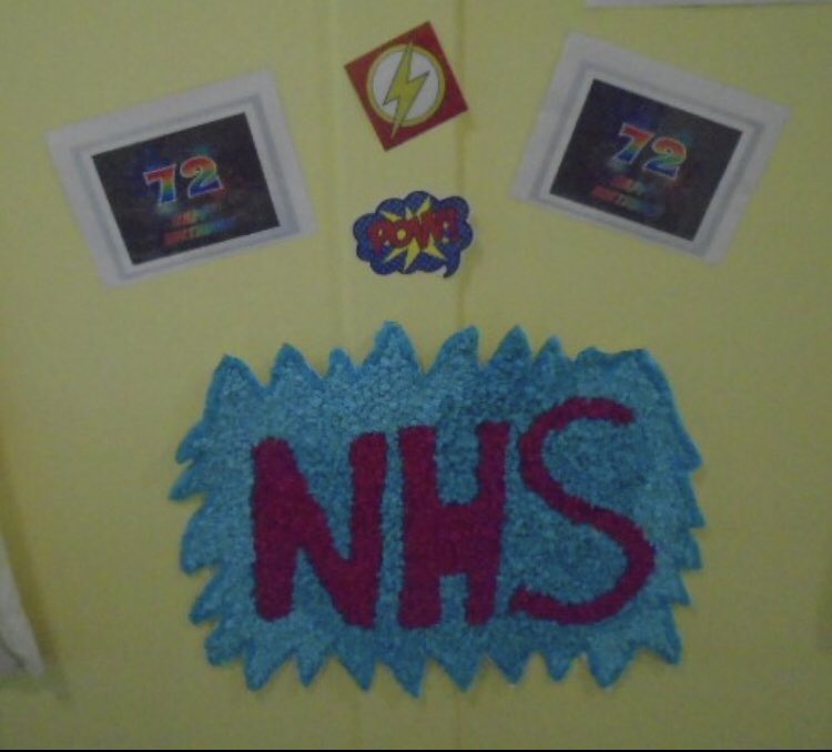 amazingamber13's tweet photo. Celebrating 72 years of the NHS at our coming out of lockdown party!#NHS #RDaSH #NHSBirthday
Featuring artwork by our amazing patients and staff! #NHSheroes #superheroes #Amazingamber https://t.co/lDdB1OGYNQ