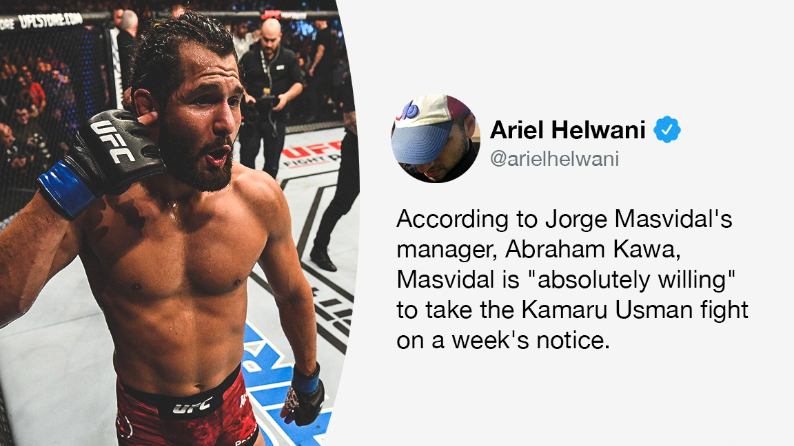 espnmma's tweet photo. They call him "Gamebred" for a reason...

(via @arielhelwani) https://t.co/Ckdga42Ij1