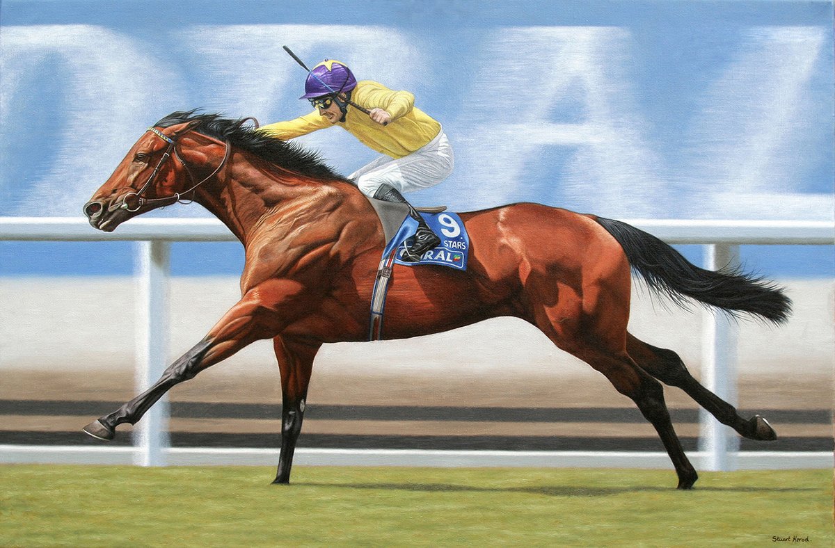 On Derby Day' a few images of past winners I have painted.
Good luck to all connections of today's runners
Horse racing/equine artist, thoroughbredfineart.com

#thederby #EpsomDerby y #HorseRacing #racehorse #ukracing #equineart #equineartist