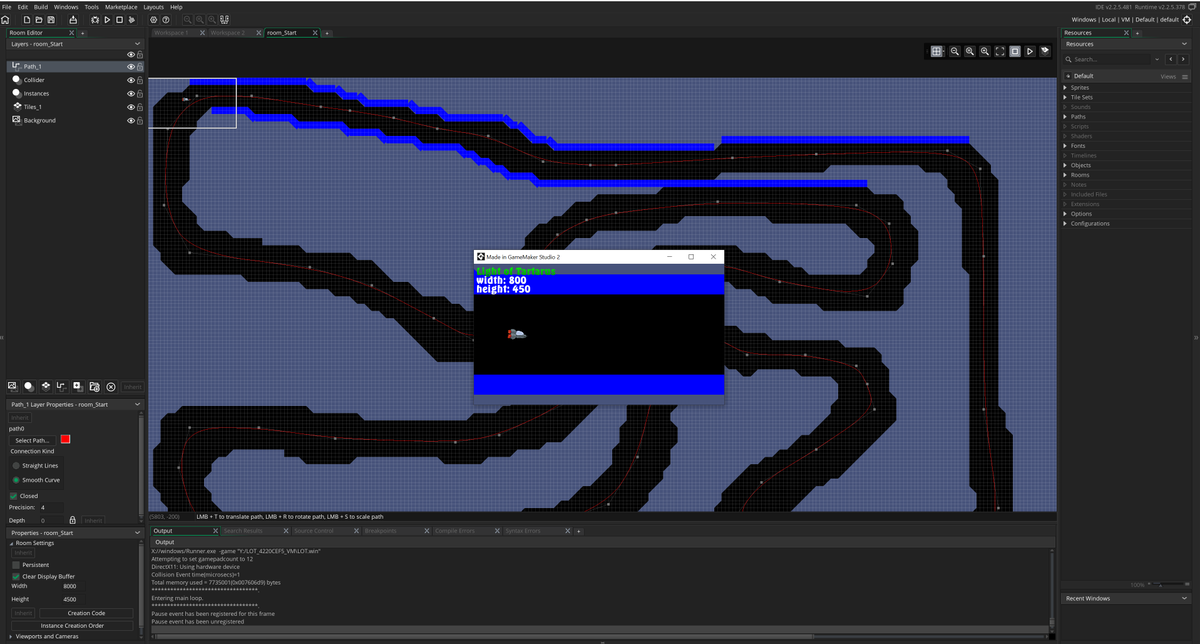 TartarusOf's tweet photo. It's been a while but I am still here! Just started grey-boxing my new concept. So far so good! #IndieGameDev #GMS2 #grayboxing #screenshotsaturday https://t.co/2HaXbXppUb