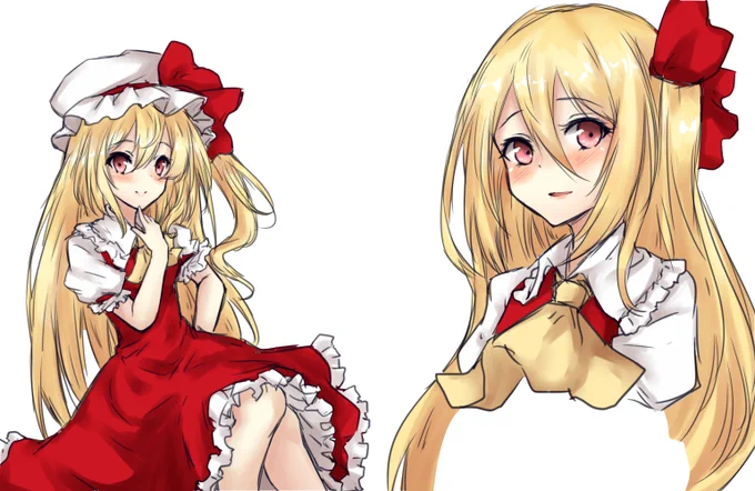#7月4日はフランの日 
同じ絵ばかり上げるのもどうかと思い数年前のワンドロ絵から選んでみました。最近描けてないの許しておくれ…? 