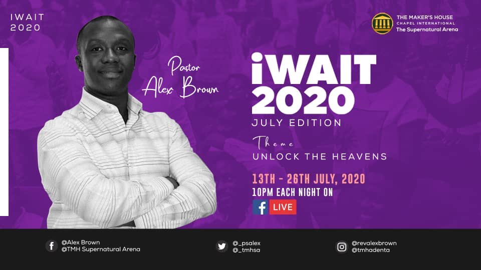 tmhadenta's tweet photo. #iWAIT:

Isaiah 40:31
But they that wait upon the Lord...

iWAIT is a biannual (January &amp; July) fasting and prayer session for God’s people organized by #The_Supernatural_Arena of The Maker’s House Chapel, Adenta. https://t.co/R7YN5wAQhg