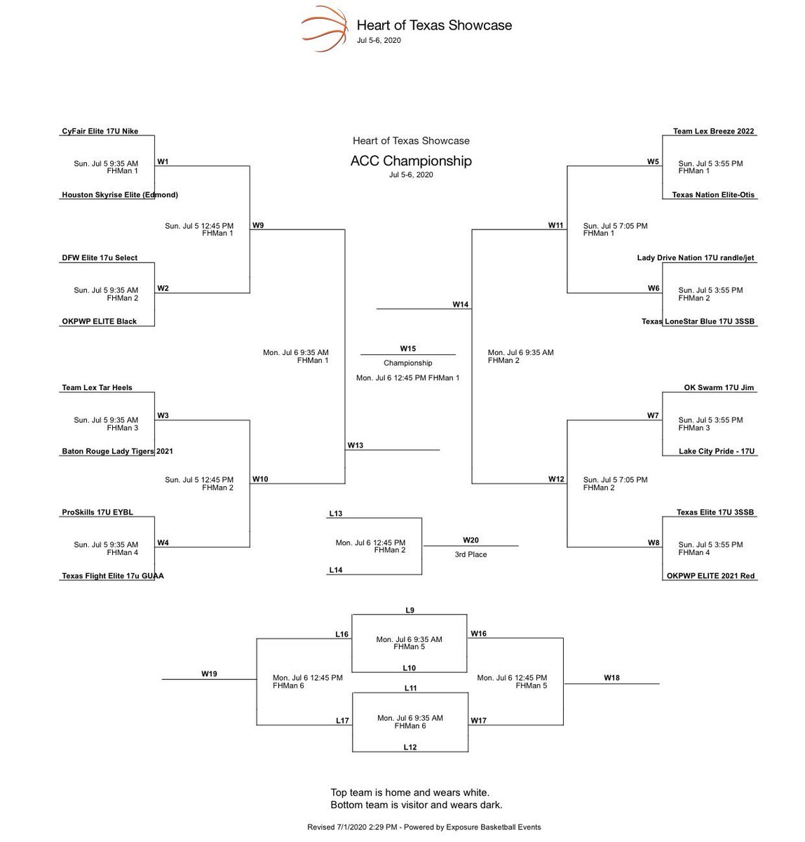 College coaches, 

Our 17u GUAA squad will be at the Heart of Texas tomorrow (7/5). Check us out!

Game 1 vs Proskills 17u EYBL at 9:35am (court 4)