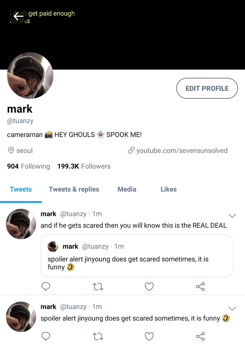 the crew:mark: cameraman, doesn't believejackson: researcher, believesyoungjae: driver (prefers staying in the vehicle), believes