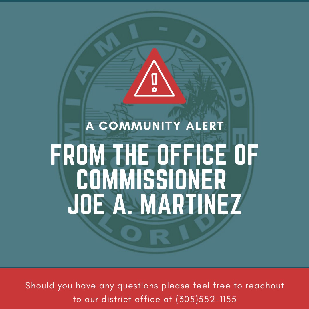 JoeMartinez4026's tweet photo. #CommunityReminder! We are noticing that many people have their green waste bins out. Please remember there was no pickup on Friday, July 3, 2020, due to the observation of today’s national holiday. #Reminder #MiamiDadeCounty https://t.co/VgzBHjaQRJ