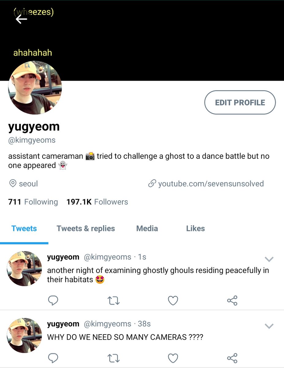 the crew:bambam: editor, believesyugyeom: assistant cameraman, doesn't believe