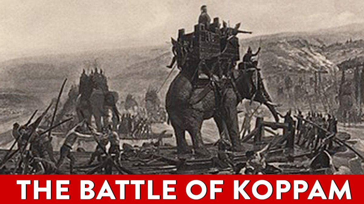 5. Battle of Koppam 1054 CE.The Epic battle between Cholas led by Rajadhiraja Chola against Someswara I, of the Kalyani Chalukyas.Rajadhiraja dies in action and the Chalukyas almost win.But his younger brother Rajendra Chola II is crowned emperor in the battlefield and routs them