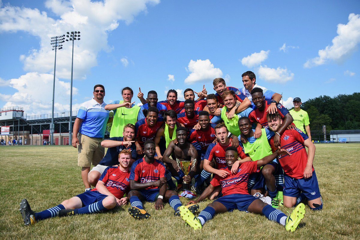 LansingUnited's tweet photo. 2 years ago today we lifted the Michigan Milk Cup Trophy #pridepassionunity https://t.co/a8BqlTypkh