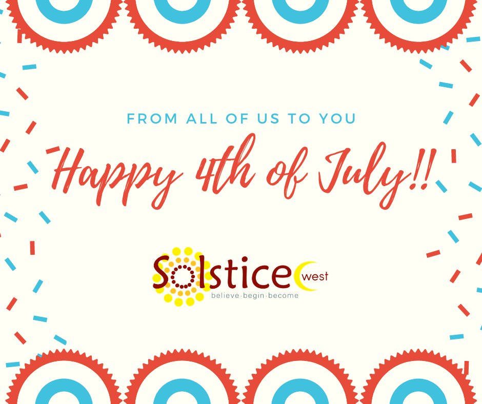 SolsticeRTC's tweet image. Wishing you all a fun and safe holiday weekend!!!🎆❤️🎊

#HappyFourthOfJuly #SolsticeRTC