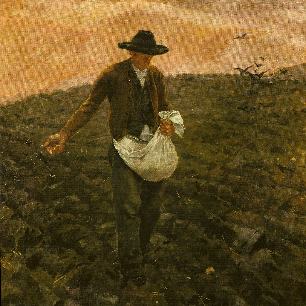 LaParolaDG's tweet photo. Il seminatore uscì a seminare. Mentre seminava, una parte cadde lungo la strada; vennero gli uccelli e la mangiarono. Un'altra parte cadde... 
https://t.co/0tJ5Dq7v9Q https://t.co/z6wmaFsNqe