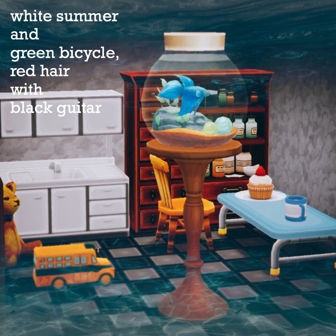 白い夏と緑の自転車赤い髪と黒いギター Twitter Search